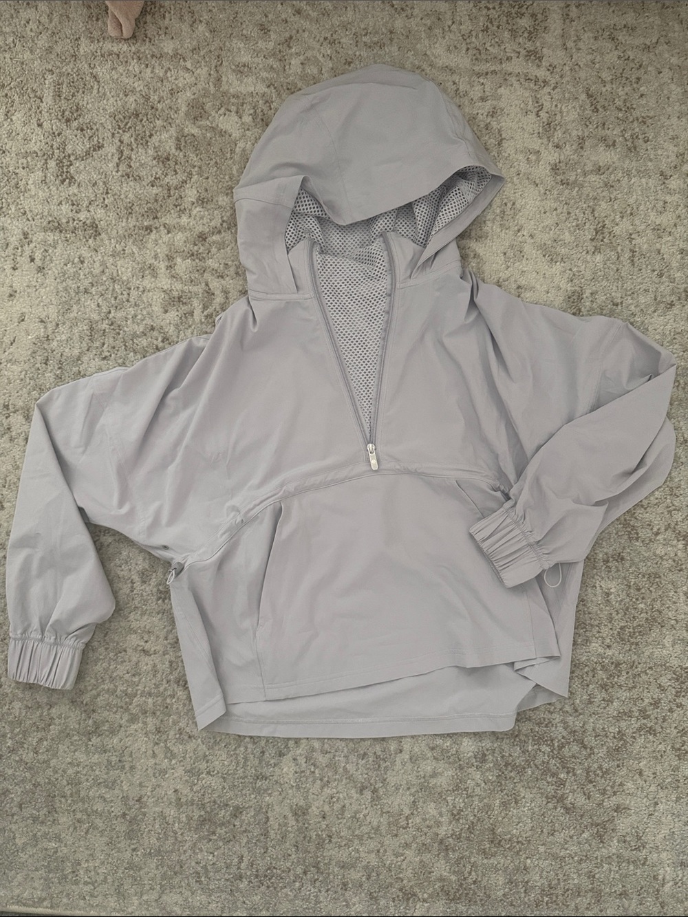 Lululemon Light Purple Hooded Windbreaker Pullover